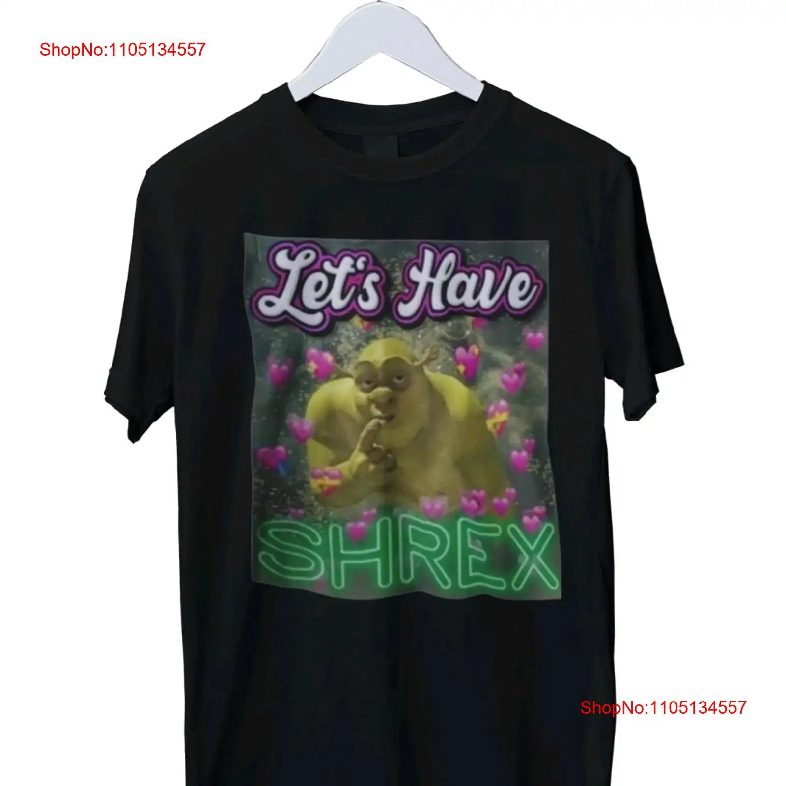 Vintage Fashion Jersey - เสื้อยืดลายมีม Shrex สุดฮา ไซส์ S M
