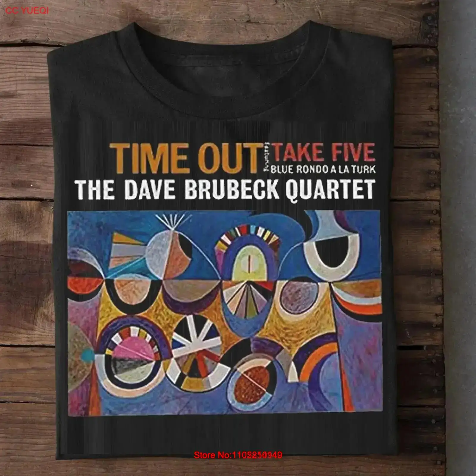 Vintage Fashion Jersey - เสื้อยืดวินเทจ Dave Brubeck Quartet Time Out
