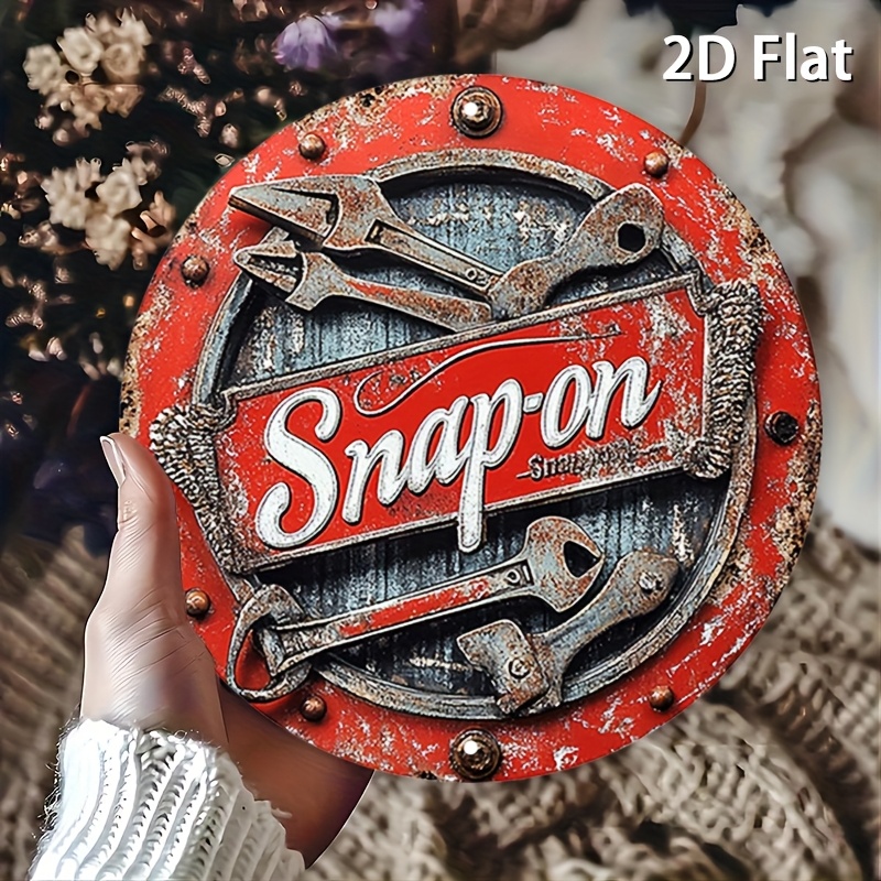 Vintage Fashion Plates - ป้ายโลหะวินเทจแบบแบน 2 มิติ 1 ชิ้น เครื่องมือแบบสแน็ปออน