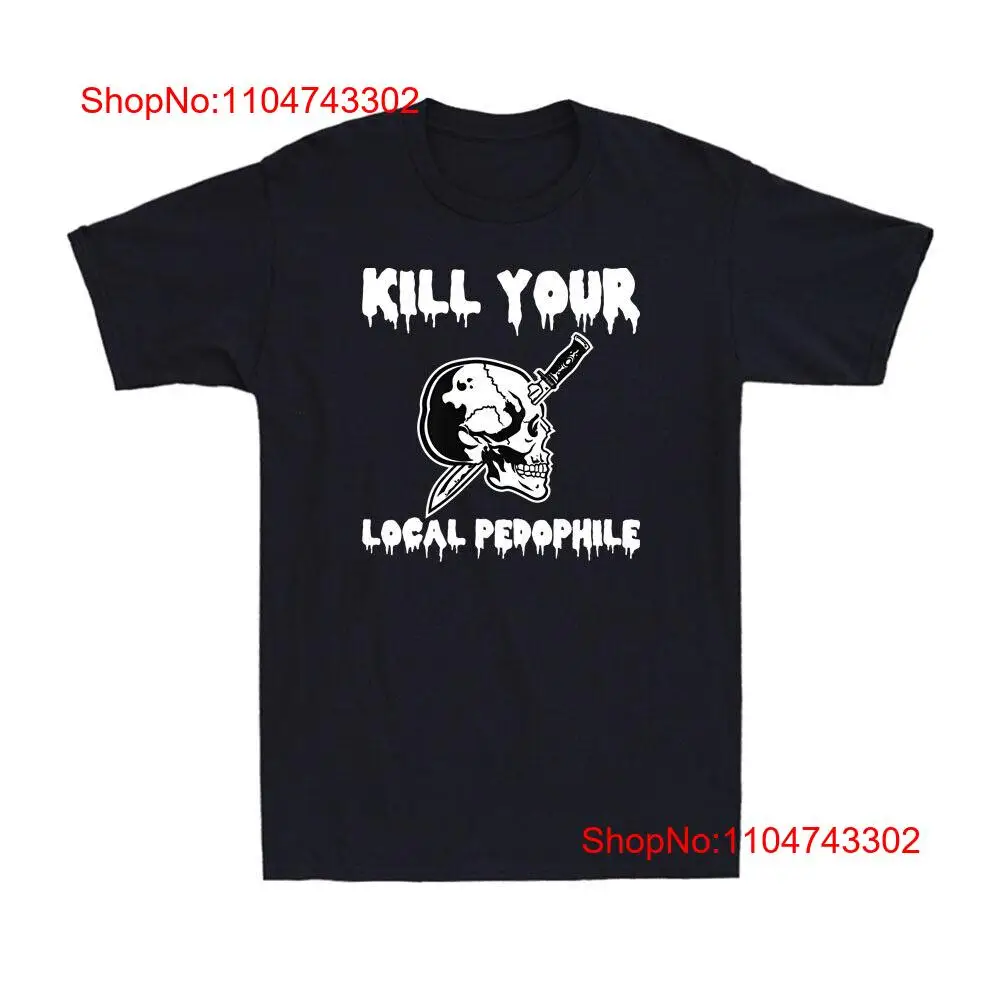 Vintage Fashion Quotes - ฆ่า Pedophile ท้องถิ่นของคุณตลกพูดตลก Vintage Men's T