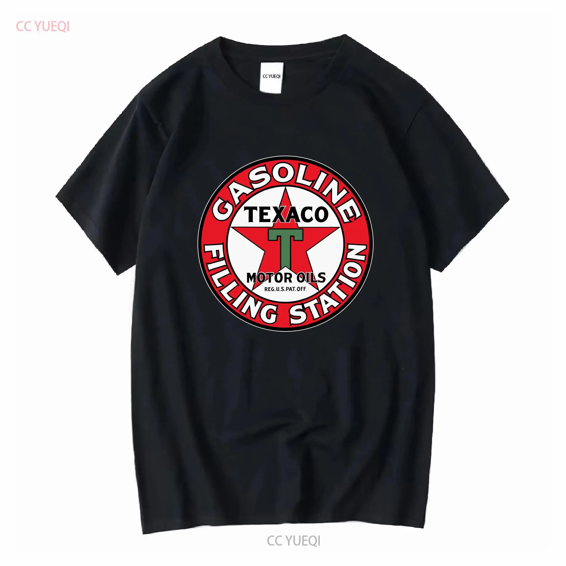 Vintage Fashion News - ใหม่ VINTAGE TEXACO น้ํามันบริษัทโลโก้ UNISEX T