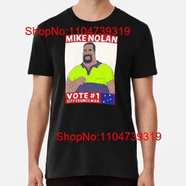 Vintage Fashion Jersey - Vote Mike Nolan Premium T เสื้อ
