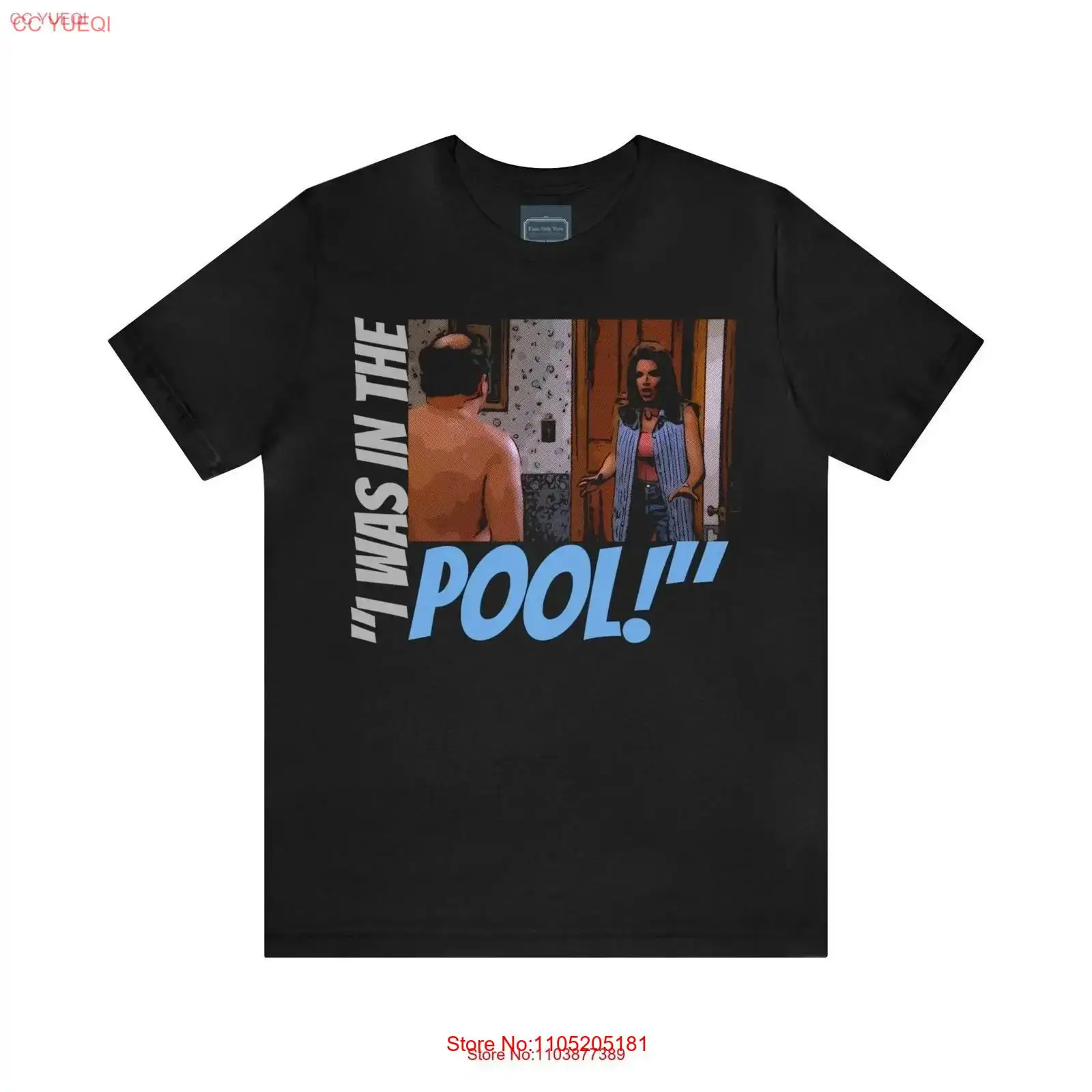 Vintage Fashion Quotes - เสื้อยืดเจอร์ซีย์ คำคมจากซีรีส์ทีวีซีนฟีลด์ ฉันอยู่ในสระน้ำ แฟชั่นวินเทจ ผ้าซักแล้ว ระบายอากาศได้ดี