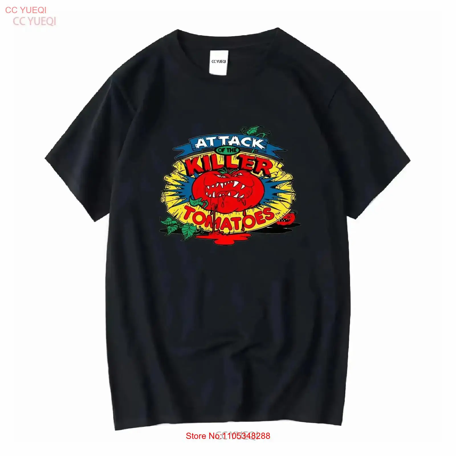 Vintage Fashion News - เสื้อยืดลาย Attack of The Killer Tomatoes