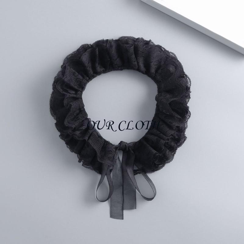 ผู้หญิงVINTAGE Ruffled COLLAR  - Vintage Fashion Events บทวิจารณ์และราคา