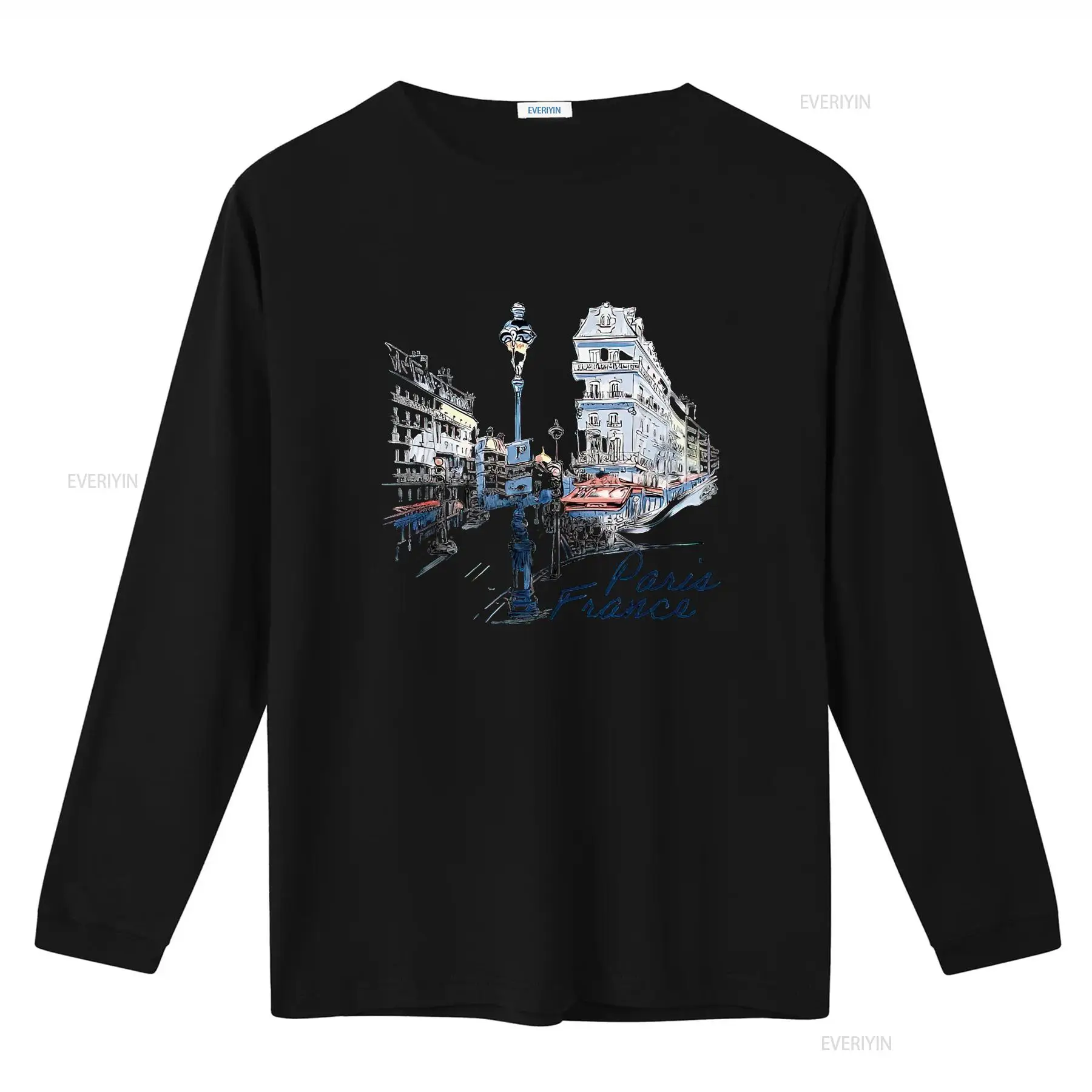 เสื้อยืดลายวินเทจสไตล์ปารีส ฝร - Vintage Fashion Paris บทวิจารณ์และราคา