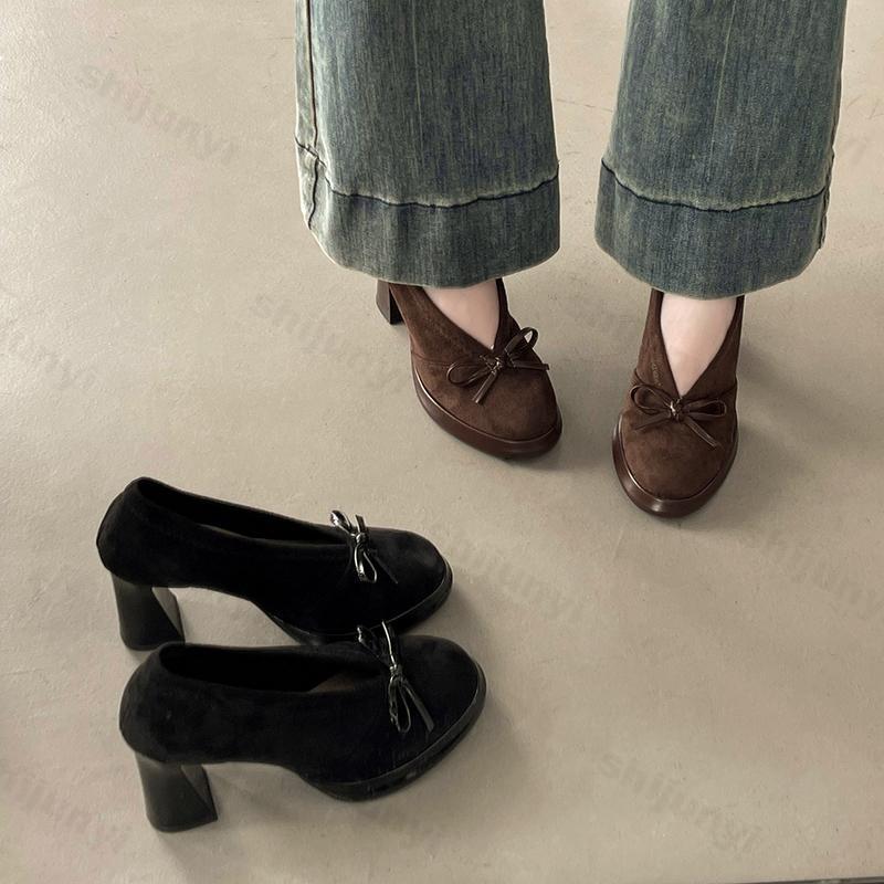 รองเท้าส้นสูงผู้หญิง ฤดูใบไม้ผ - Vintage Fashion Designers บทวิจารณ์และราคา