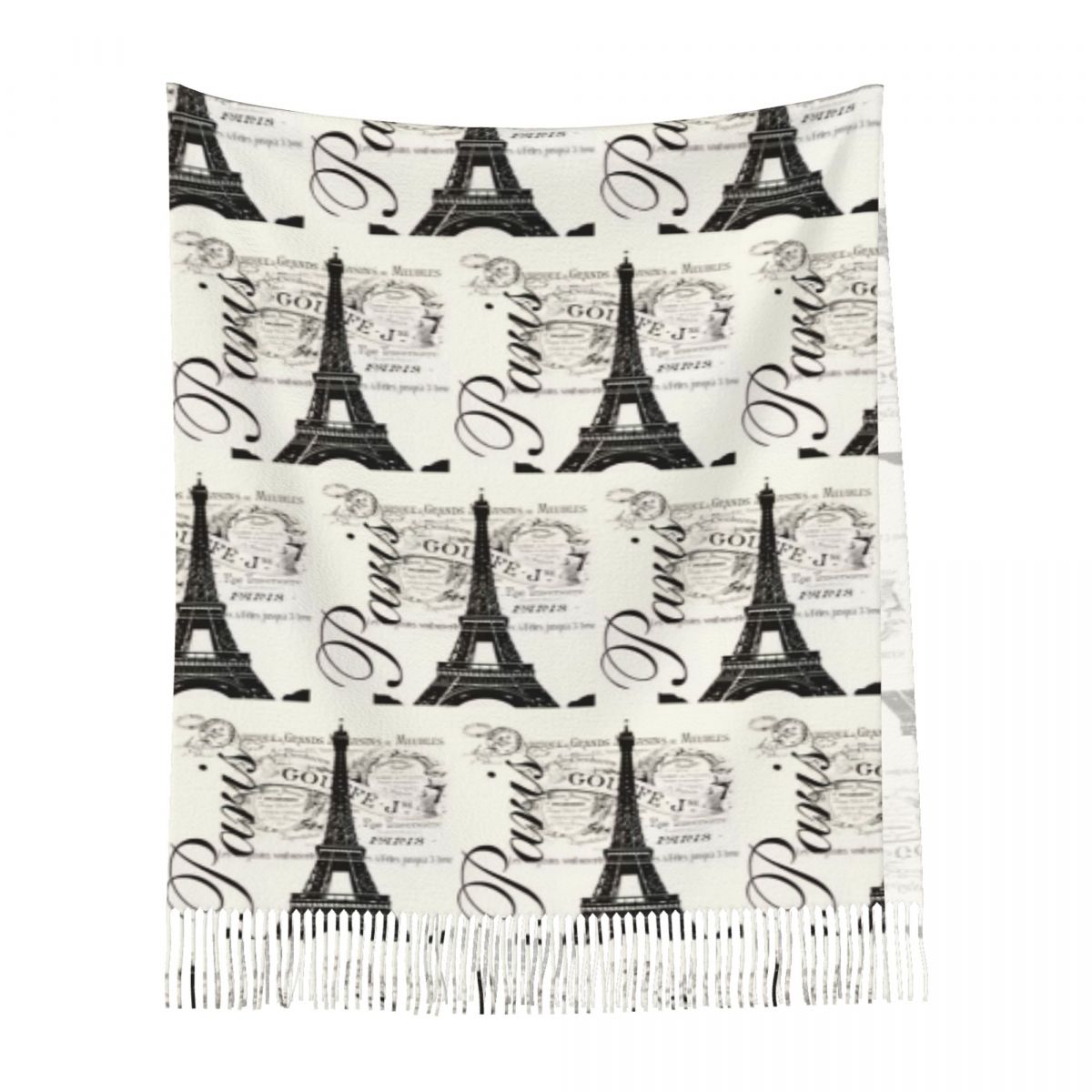 ผ้าพันคอวินเทจลายหอไอเฟล โรแมน - Vintage Fashion Paris บทวิจารณ์และราคา