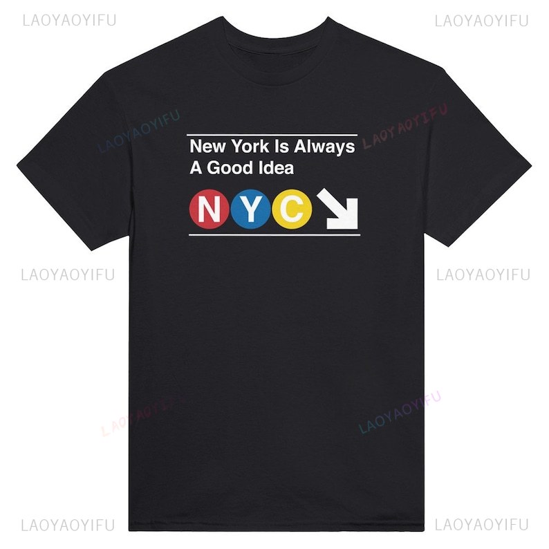 เสื้อยืดลายป้ายรถไฟใต้ดินนิวยอ - Vintage Fashion Nyc บทวิจารณ์และราคา