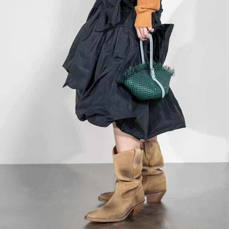 รองเท้าบูทแฟชั่นสไตล์วินเทจแบบ - Vintage Fashion Designers บทวิจารณ์และราคา