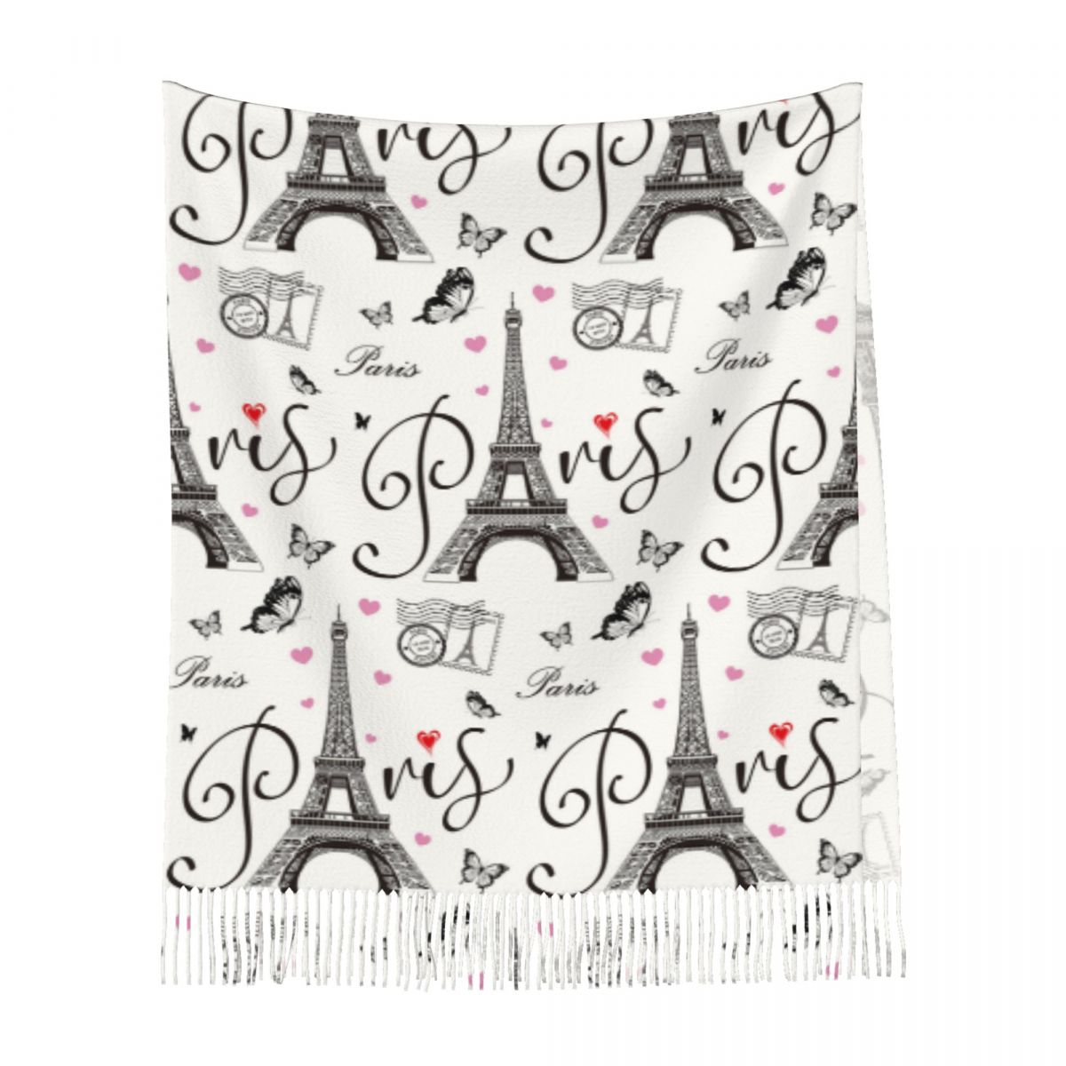 ผ้าพันคอวินเทจลายหอไอเฟล โรแมน - Vintage Fashion Paris บทวิจารณ์และราคา