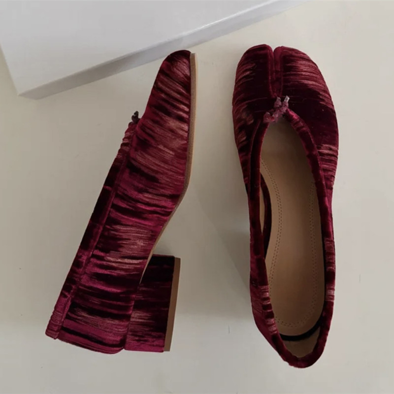 รองเท้าบัลเล่ต์ผู้หญิงแบบสวม ด - Vintage Fashion Designers บทวิจารณ์และราคา