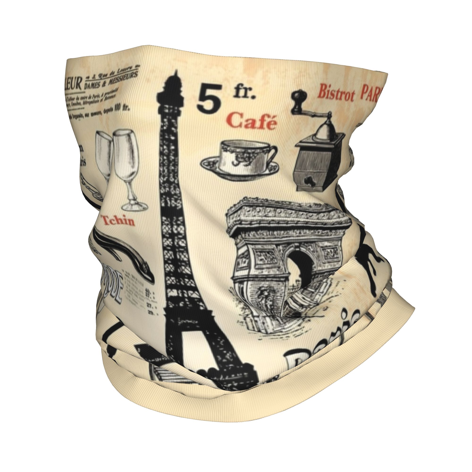 ผ้าพันคอวินเทจลายหอไอเฟลปารีส  - Vintage Fashion Paris บทวิจารณ์และราคา