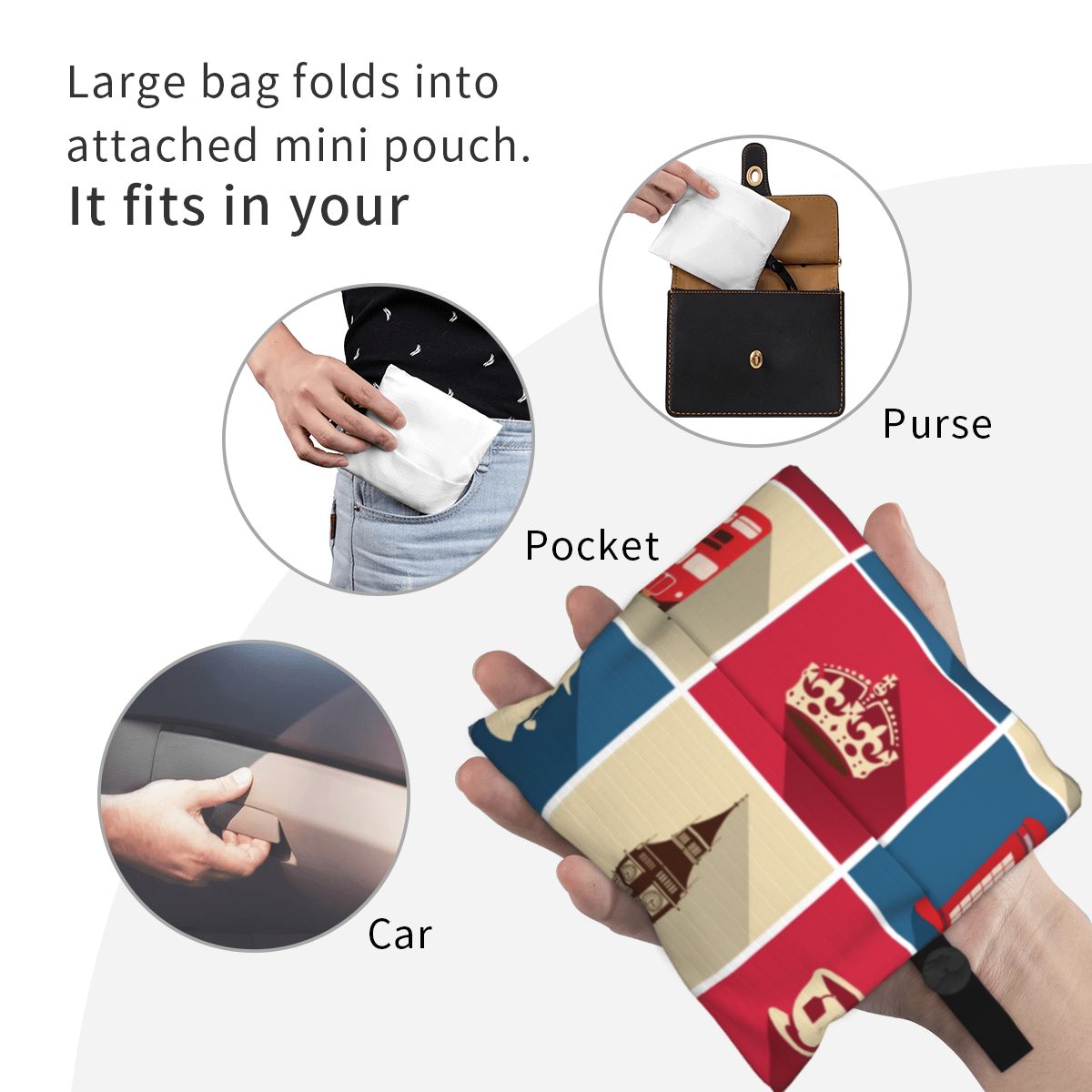 กระเป๋าสะพายไหล่ซื้อของชำลายธง - Vintage Fashion Uk บทวิจารณ์และราคา