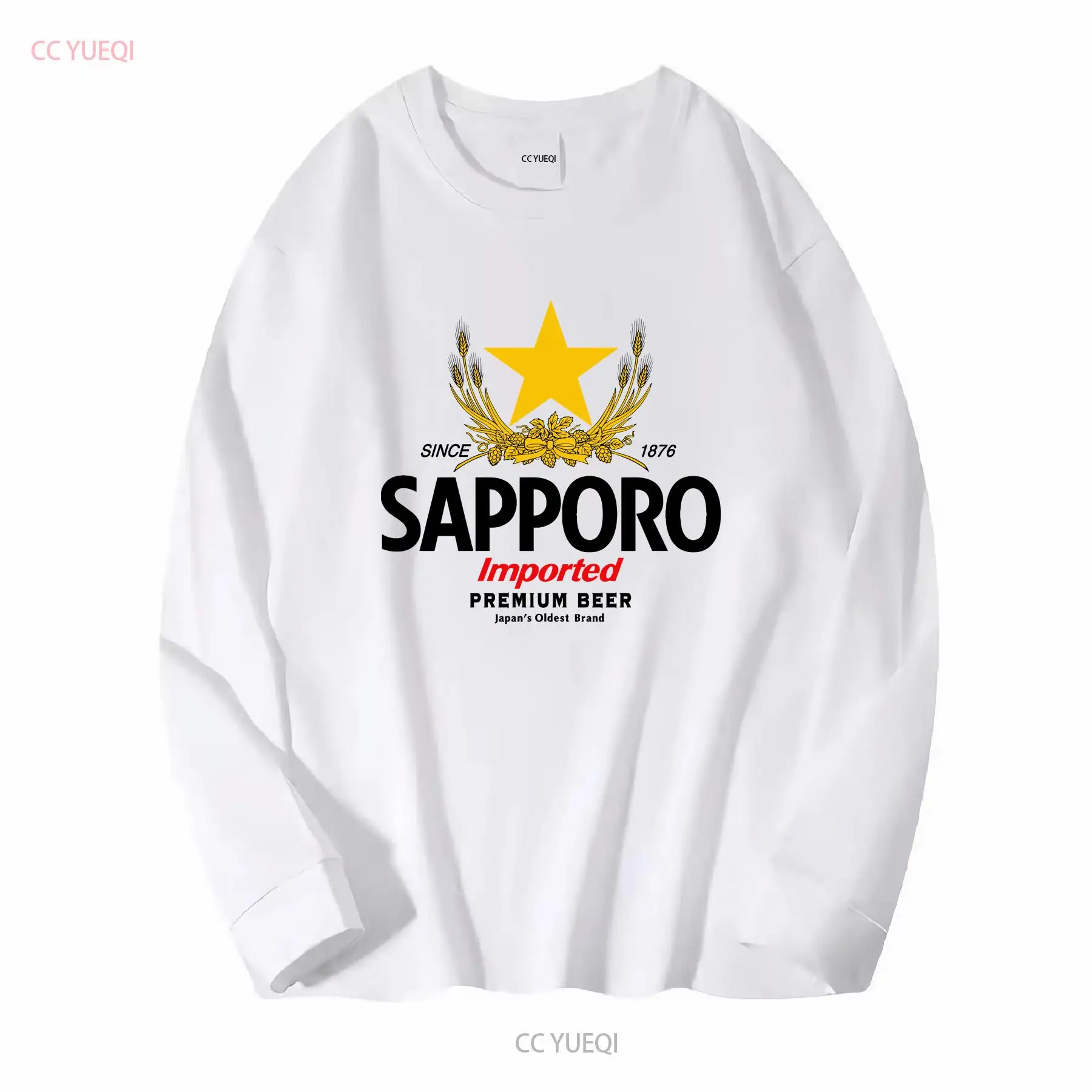 SAPPORO Brewery เสื้อยืดเบียร์ - Vintage Fashion Jersey บทวิจารณ์และราคา