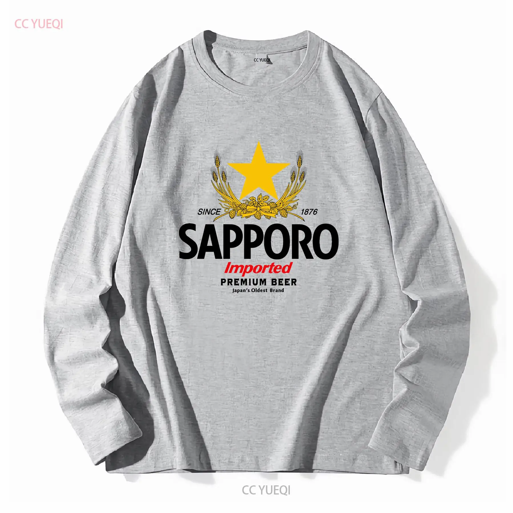 SAPPORO Brewery เสื้อยืดเบียร์ - Vintage Fashion Jersey บทวิจารณ์และราคา