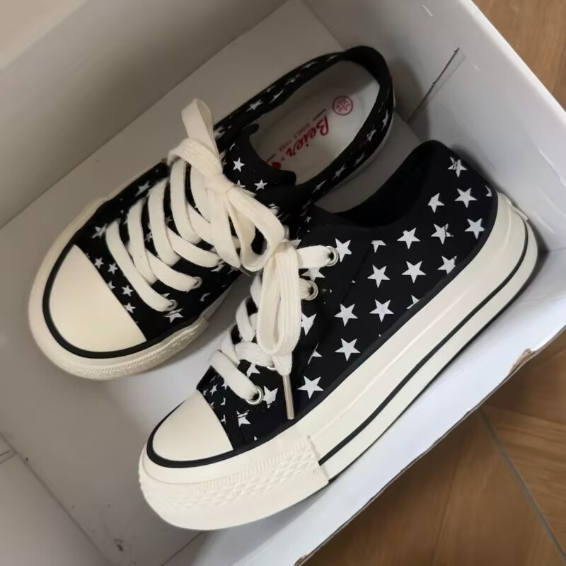 รองเท้าผ้าใบลำลองทรงเตี้ย พื้น - Vans Shoes Old Skool บทวิจารณ์และราคา