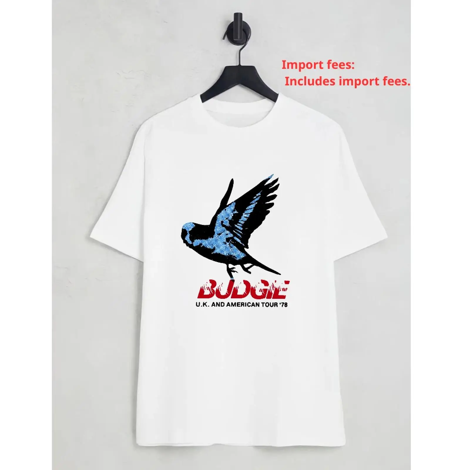 เสื้อยืดวง Budgie UK American  - Vintage Fashion Uk บทวิจารณ์และราคา